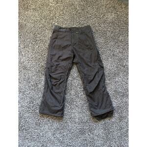 Burton The White Collection Insulated Snow Pants Size XS Striped